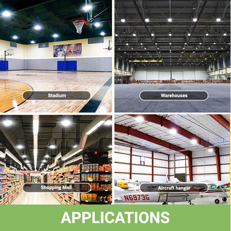 applications of LED high bays by Greenlight Depot Greentek Energy Systems 