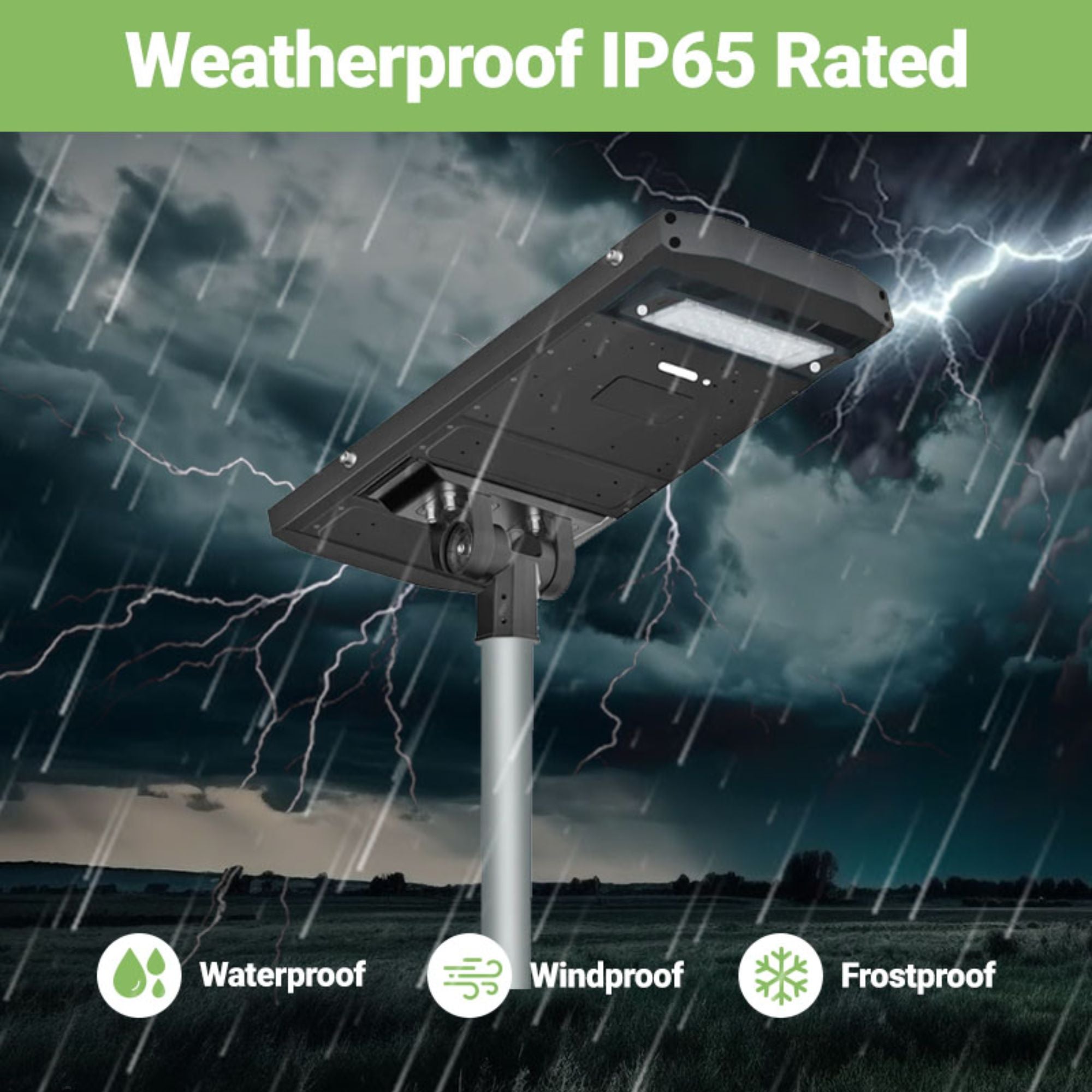 LED Street light solar waterproof by greenlight Depot