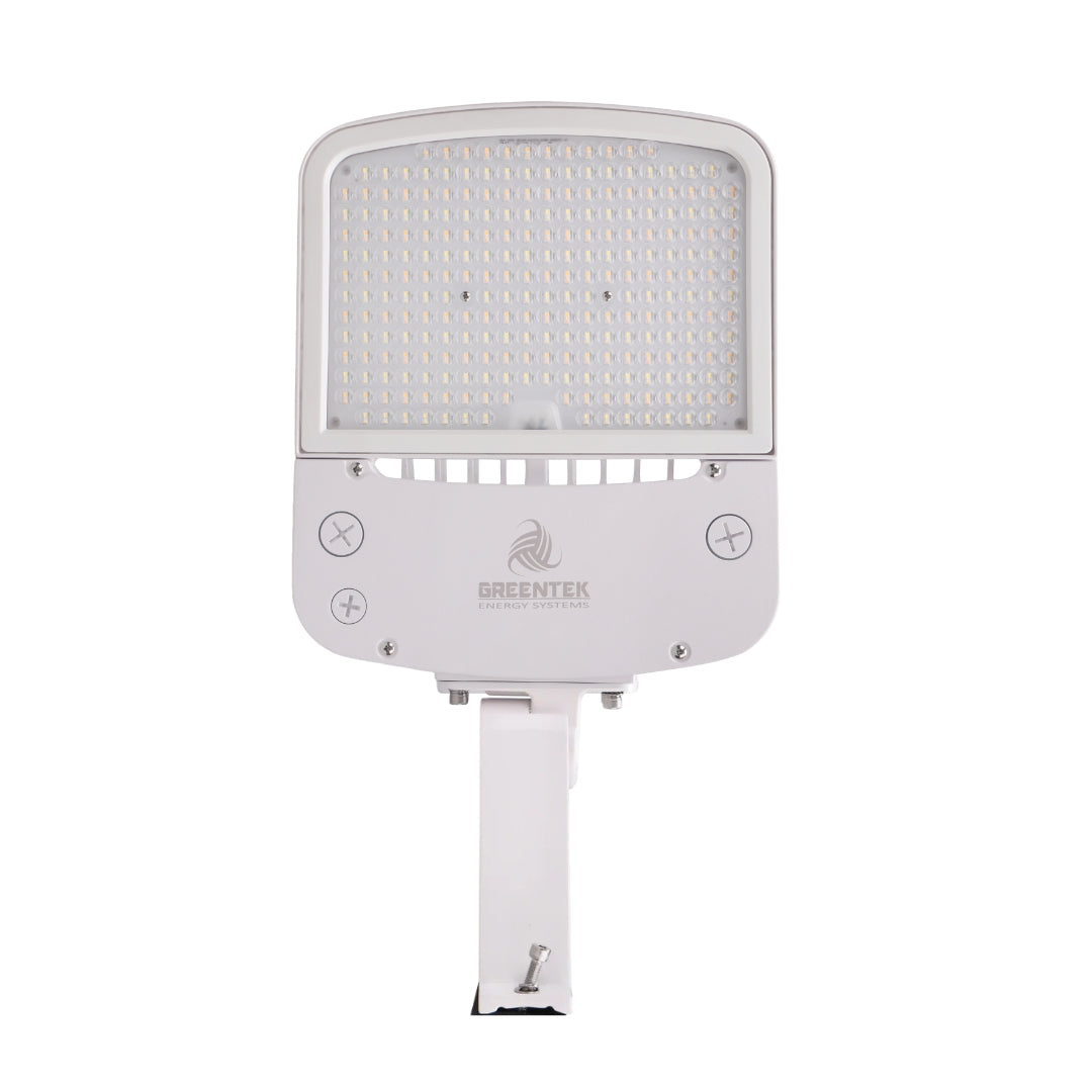 LED Street Light - 150W - 145 lm/w - Tunable CCT - Shorting Cap + 10KV Surge protection - Direct Mount - AL5 Series - White - UL+DLC 5.1