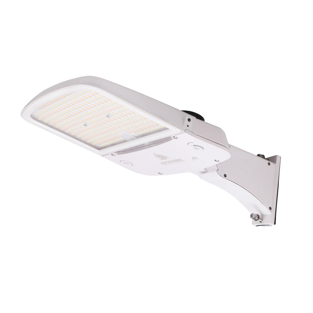 LED Street Light - 150W - 145 lm/w - Tunable CCT - Shorting Cap + 10KV Surge protection - Direct Mount - AL5 Series - White - UL+DLC 5.1