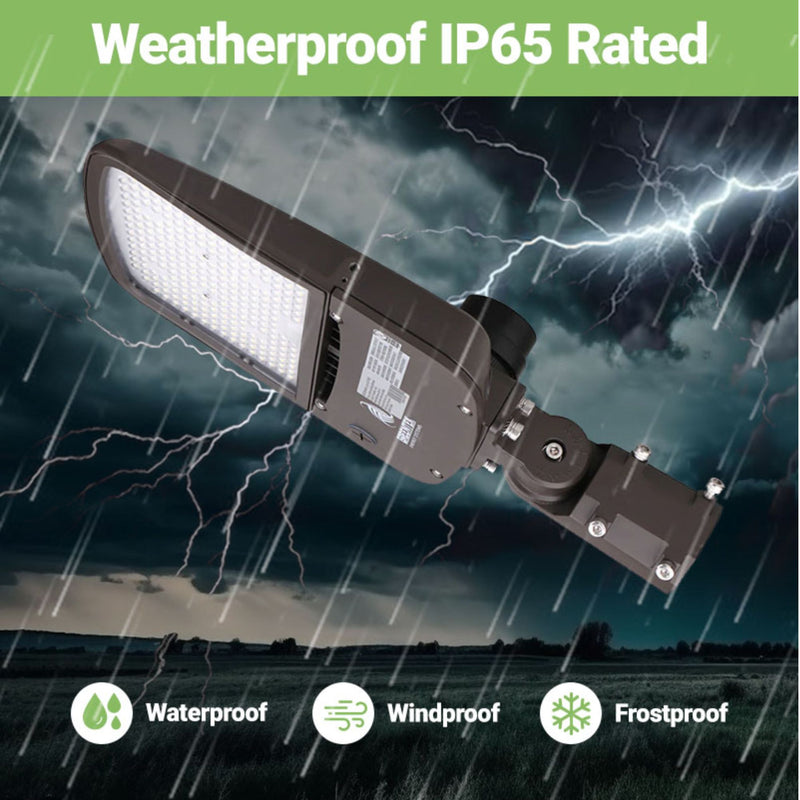 Weatherproof LED Street 150 watts with Slip fitter mount by Greenlight Depot