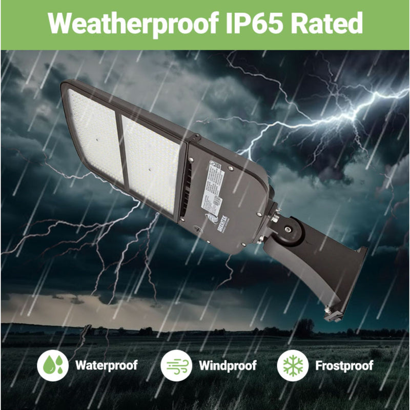Weatherproof and Waterproof LED Street Light 300W with Direct Mount  by Greenlight Depot