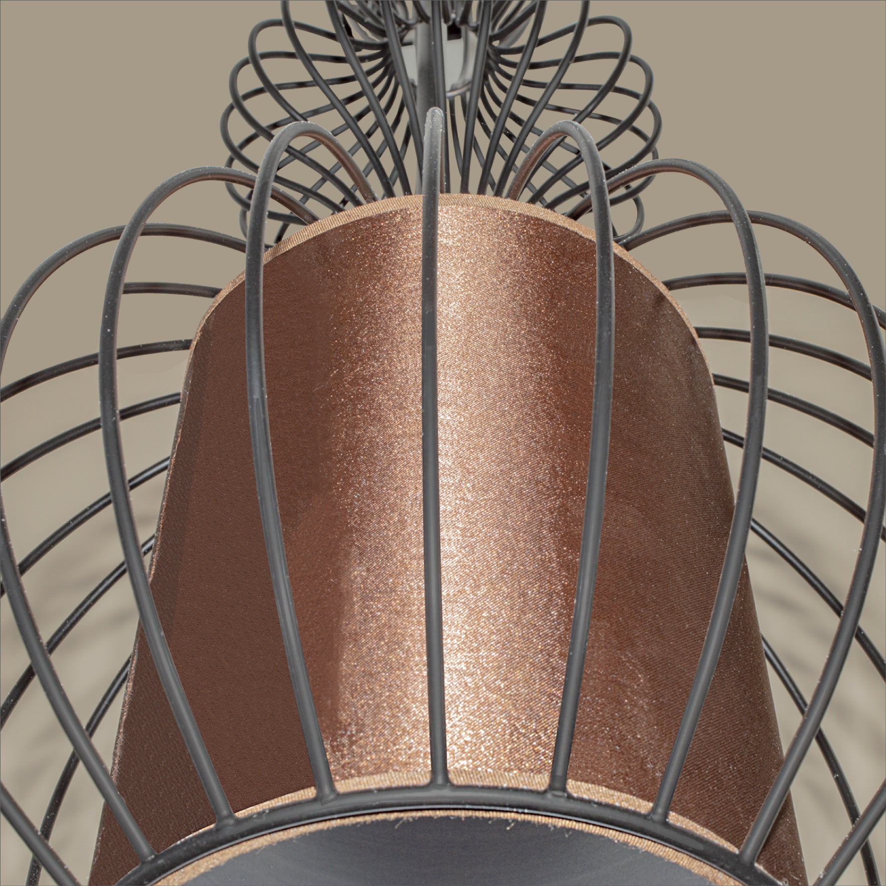 Modern Black Wire Frame Pendant Light with Diffuser – E26/E27 Hanging Ceiling Fixture