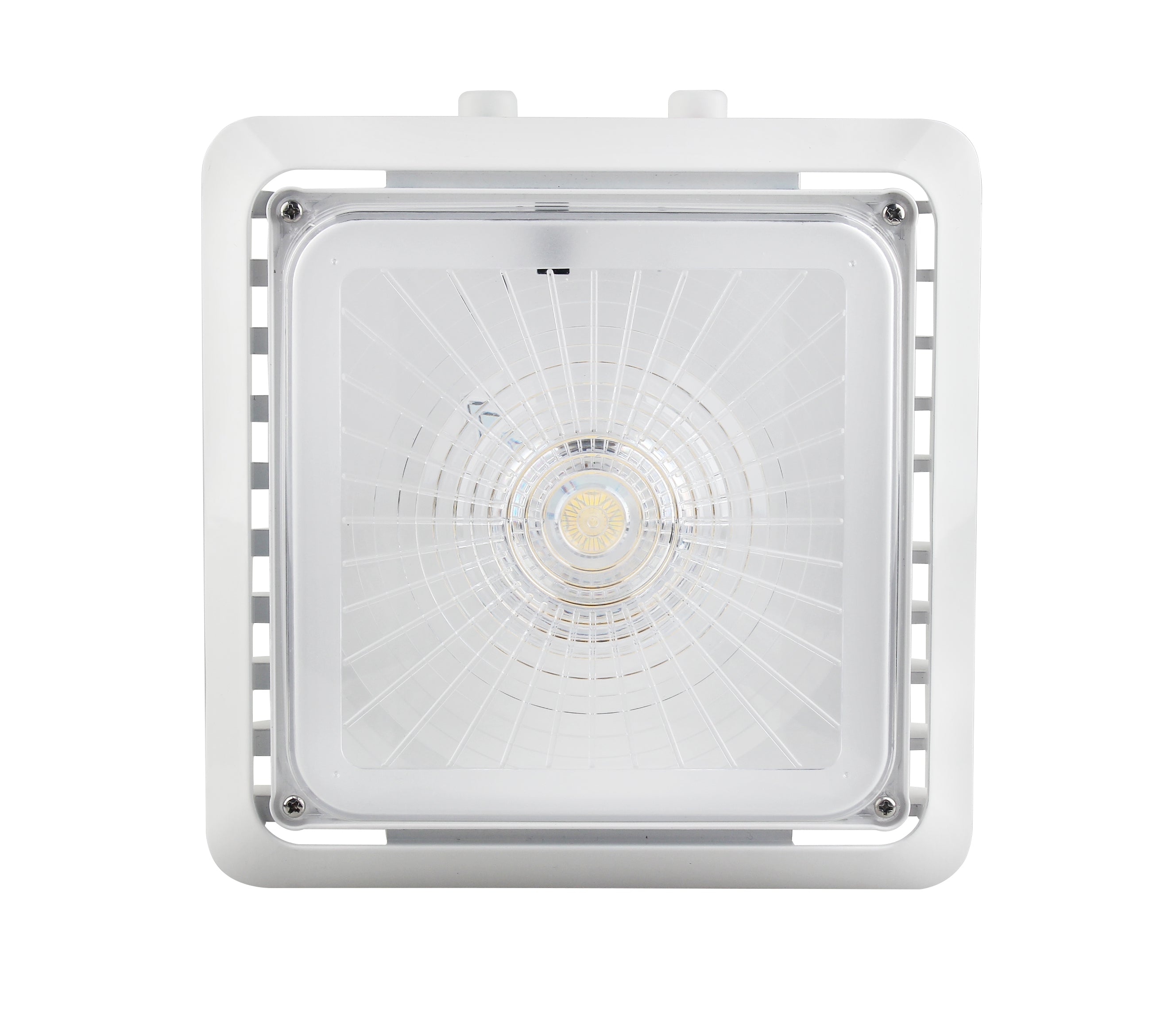75W LED Canopy Light - Surge Protected - CCT 3000/4000/5000K - Outdoor Parking Garage Light - PG02 - White - (UL+DLC Listed)