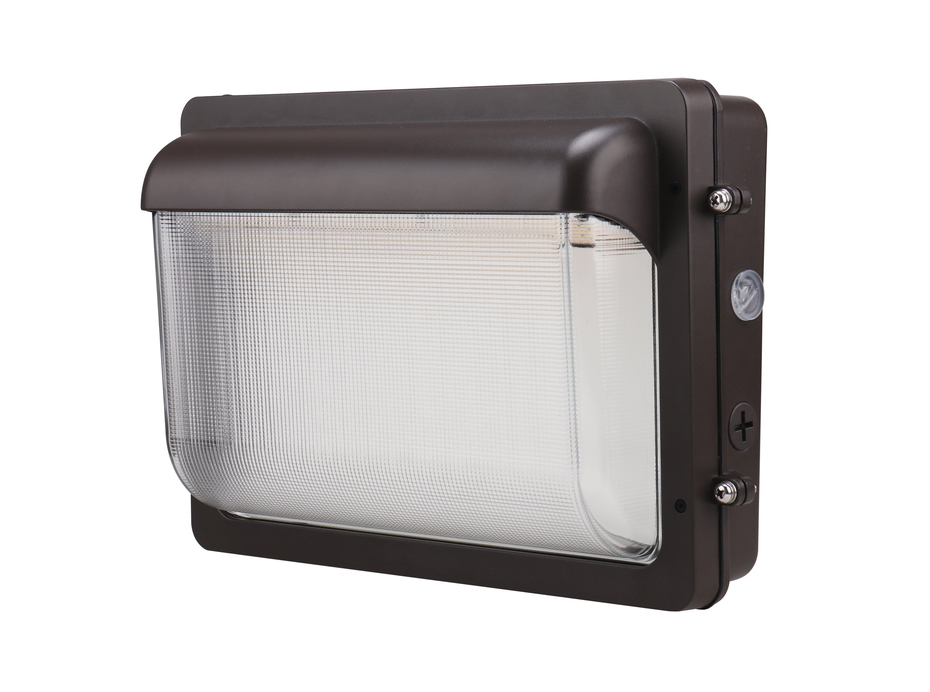 LED Slim Wall Pack Light - 133 LM/W - Wattage Tunable - 60W/50W/40W - Photocell Included - SLWP - Forward Throw - DLC 5.1 Listed