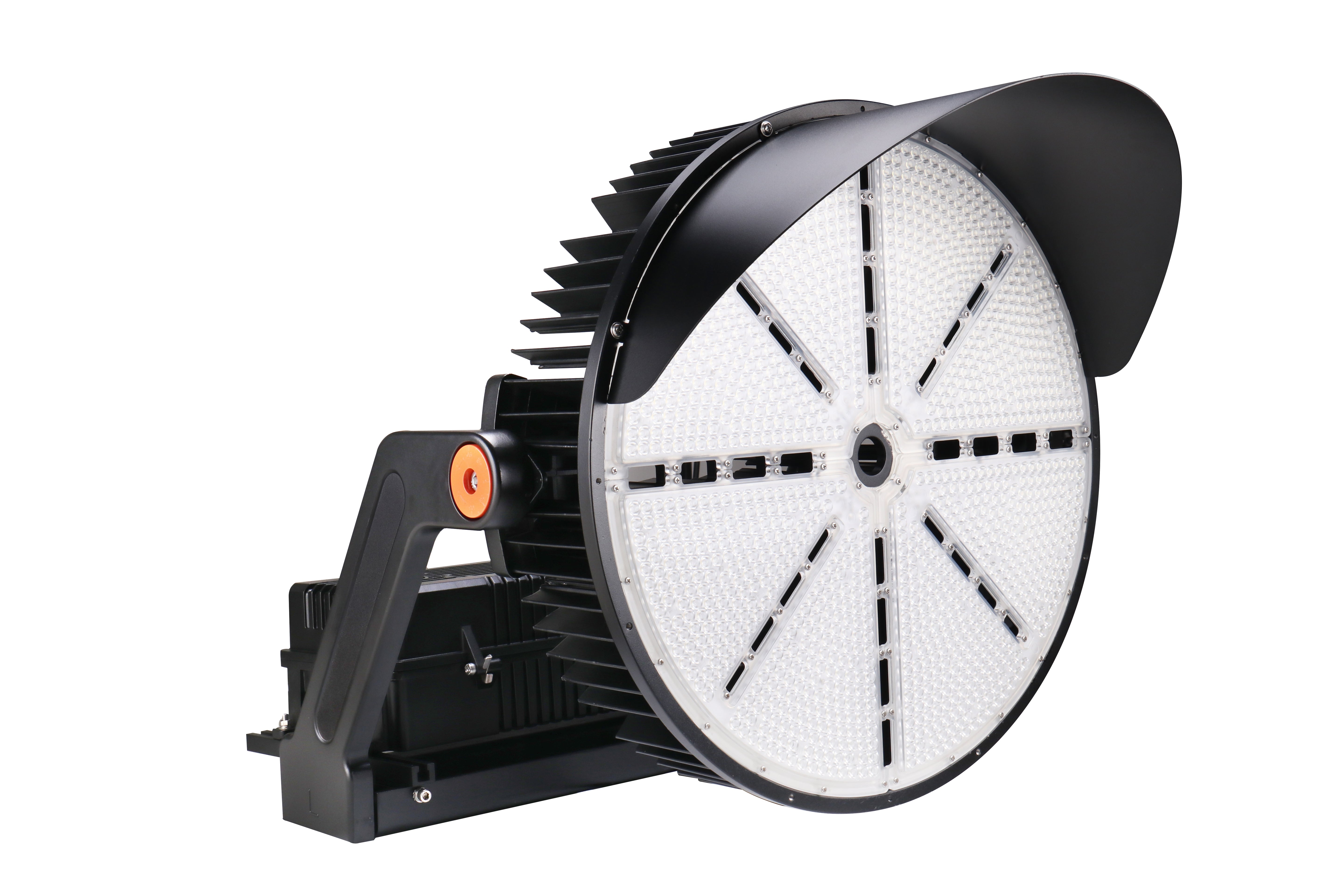 1200W High Mast Stadium & Arena Light - Wattage Adjustable – 171,600 Lumens LED Sports Flood Light Fixture for Stadiums, Arenas & Sports Fields – UL & DLC 5.1 Premium – 5 Year Warranty