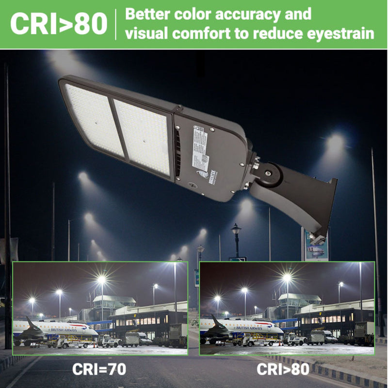 LED Street Light with CRI with over 80 