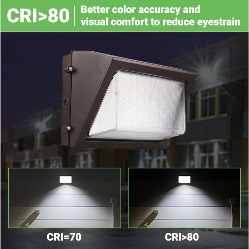 led wall pack with CRI over 80 by Greenlight Depot