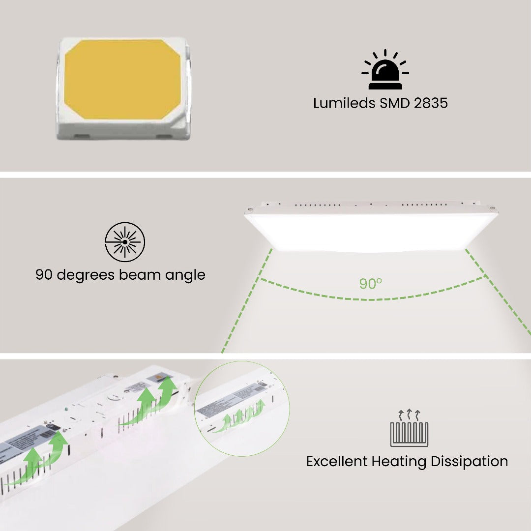 LED Linear High Bay - 110W - LHBT - 1.5ft - Chain Mount - UL+DLC