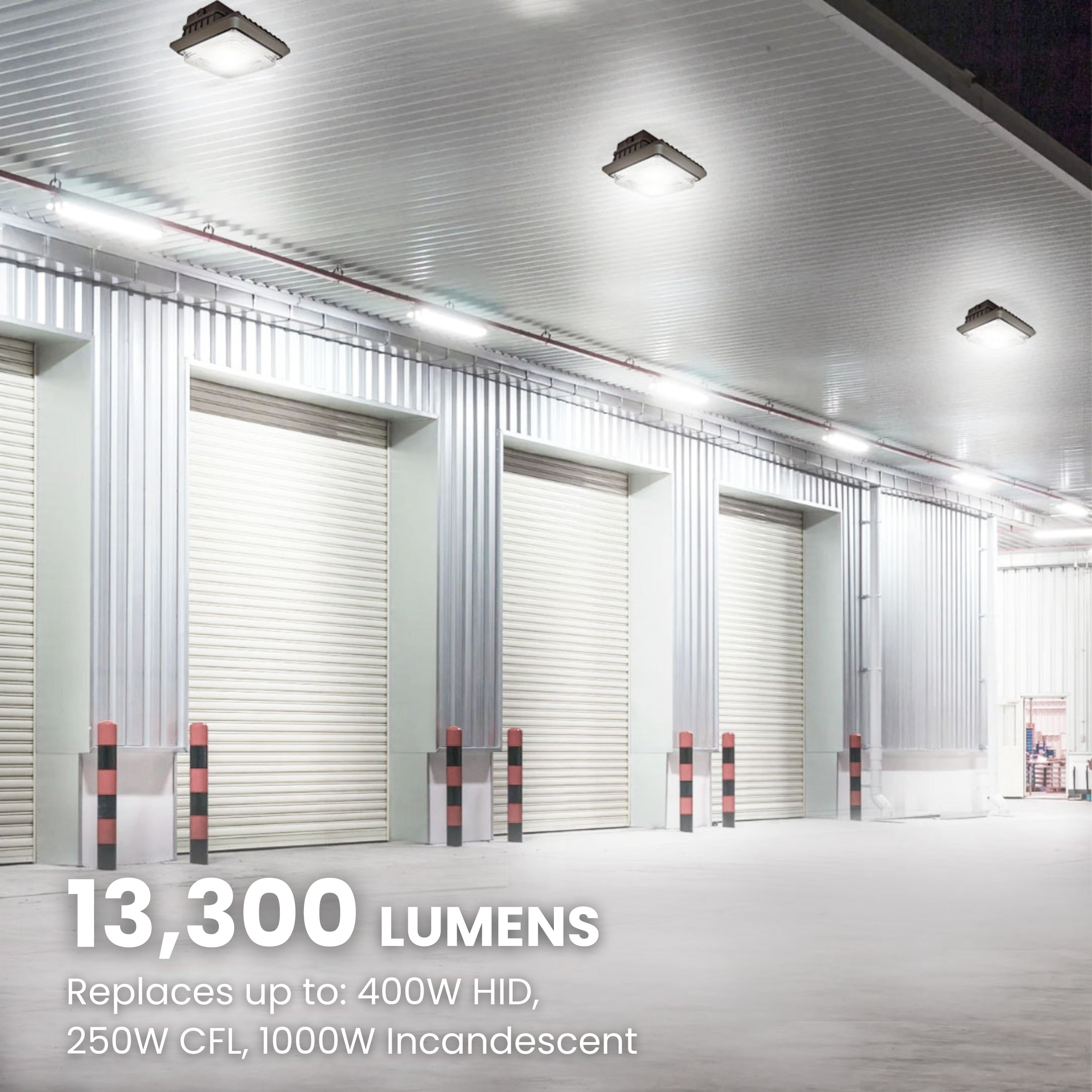  girl Parking Onry ガスライト Outdoor 100W LED Canopy Light | UL DLC Parking Garage Lighting USA