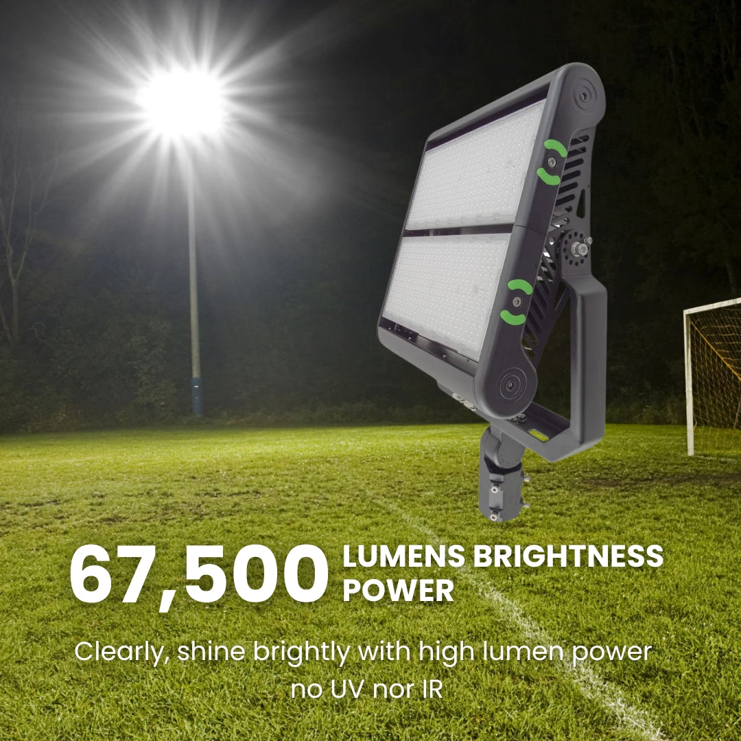 500W LED High Mast Light - 67,500 Lumens - 5 Year Warranty