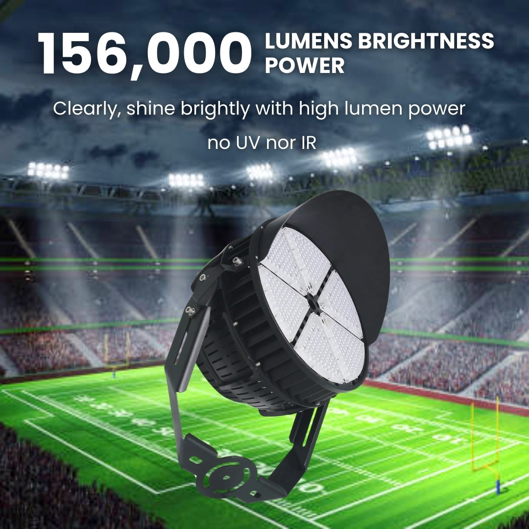 High Mast Led Stadium Light - 1200W - Sport Light - (DLC+UL) - 5 Year Warranty