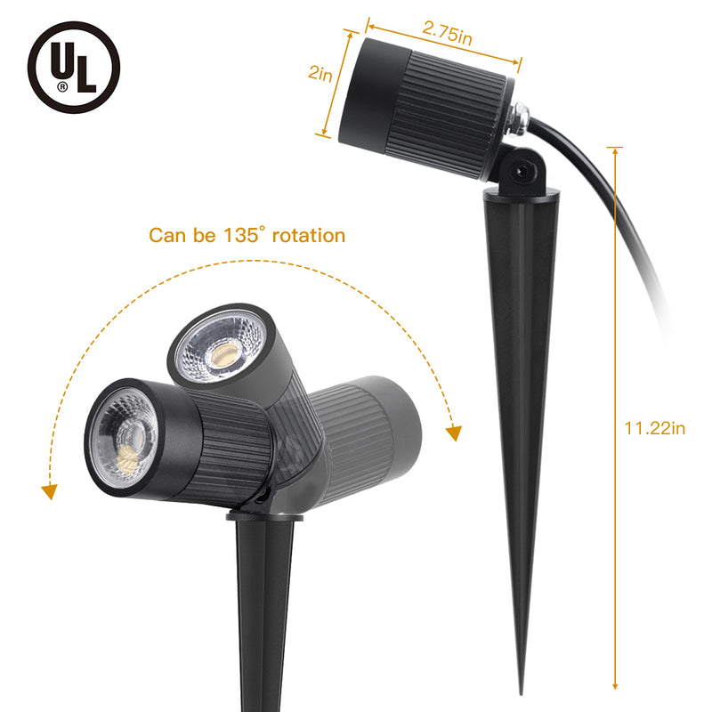 LED Landscape Light - 10W - 630Lm - Accent Light - Stake Mount