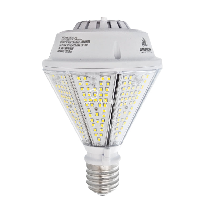 80W LED Corn Bulb Post Top - Bottom Socket - Mogul Base (E39) - (UL)