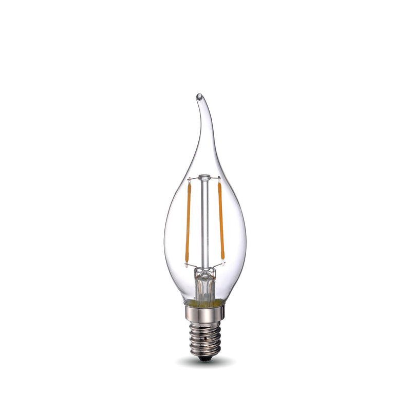 40 Watt Equivalent LED Amber Light Bulb E12 Dimmable BA11 - Green Light Depot