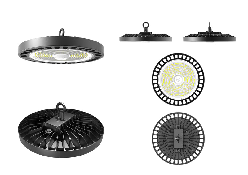 LED High Bay UFO - 240W - 34,800 Lumens - UFO3 - Hook Mount - 6kV Surge Protector - UFO Series - UL+DLC5.1
