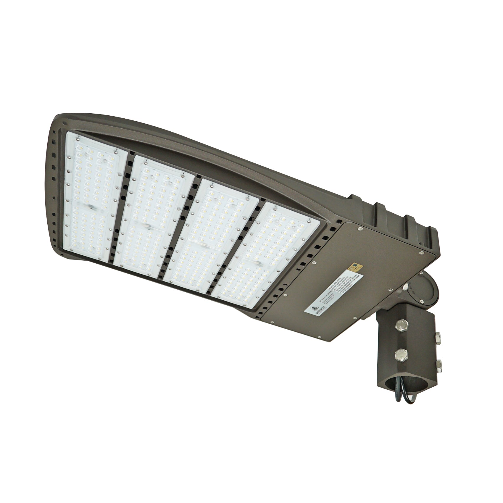 LED Street Light - 240W - Outdoor LED Luminaire Slip Fitter Mount - DLC Listed - With Shorting Cap - 5 Year Warranty - Green Light Depot