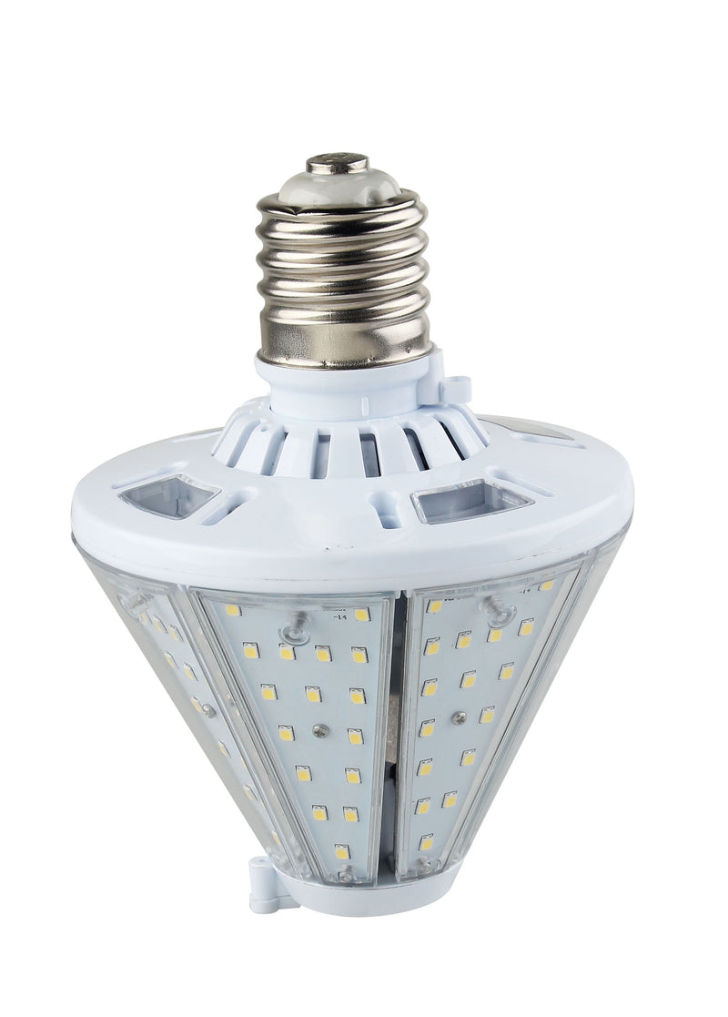 30W LED Corn Bulb Post Top - Top Socket - Mogul Base (E39) - (UL+DLC) - Green Light Depot