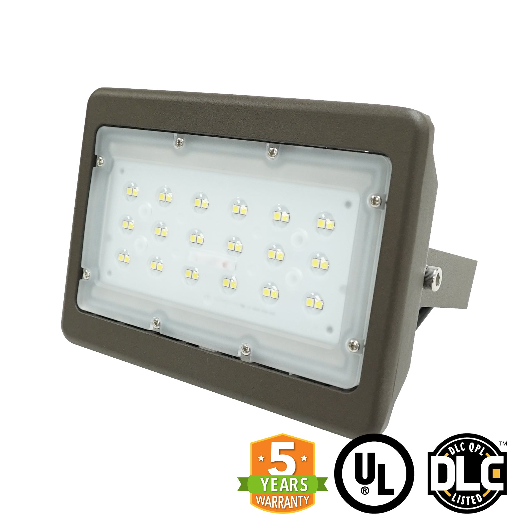 LED Flood Light - 30W - (UL+DLC) - 5 Year Warranty - Green Light Depot