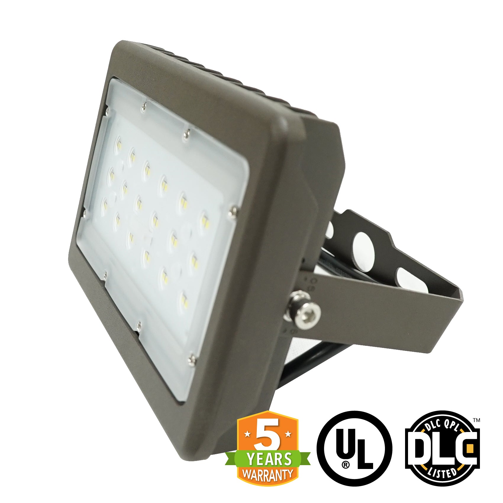 LED Flood Light - 30W - (UL+DLC) - 5 Year Warranty - Green Light Depot