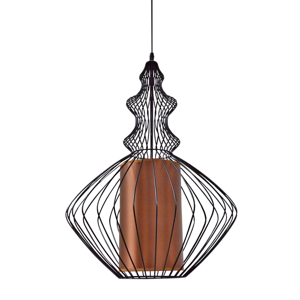 Pendant Light Wire Frame Airy With Diffuser