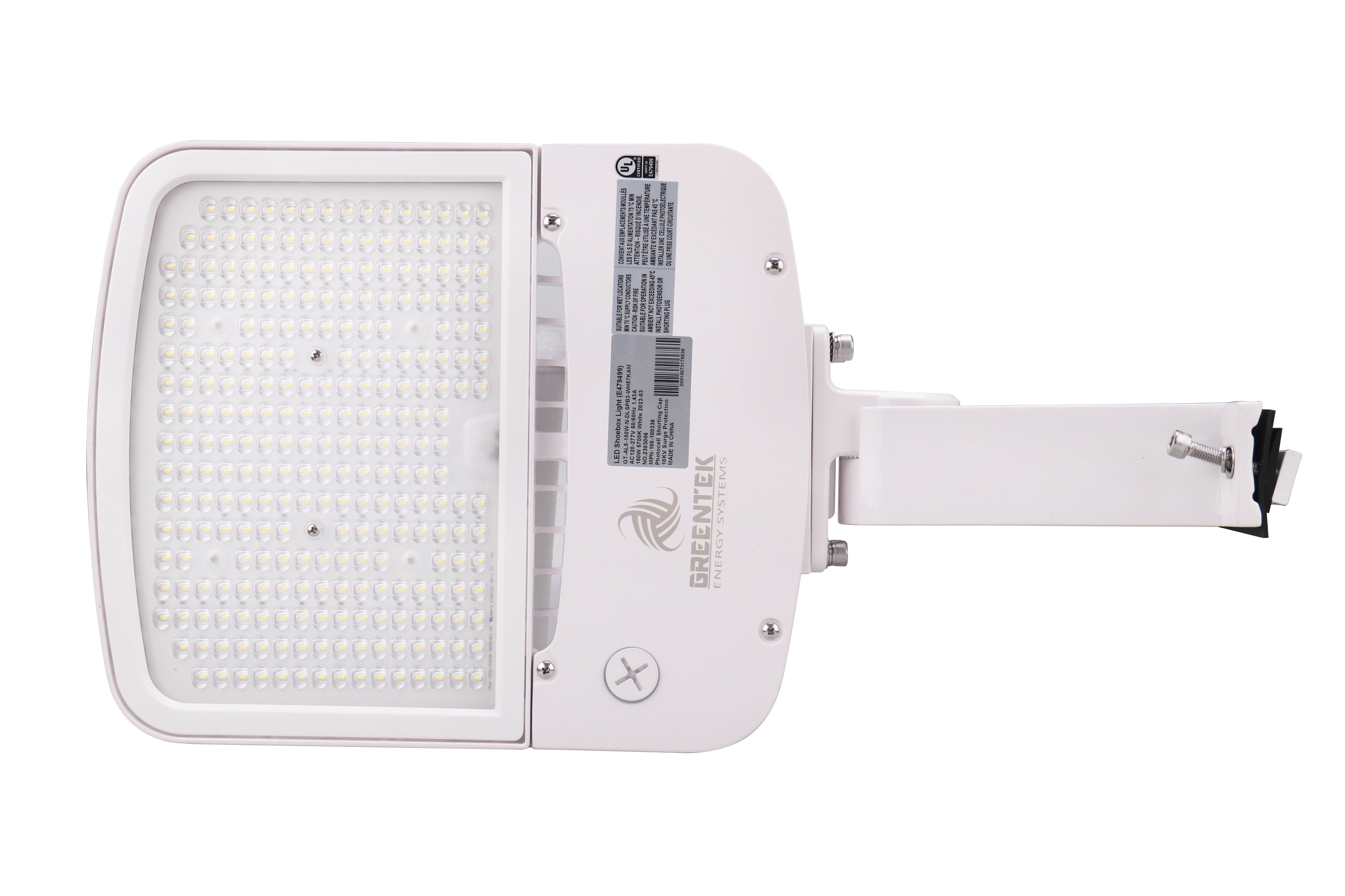 LED Street Light - 150W - 22,200 Lumens - Shorting Cap - Direct Mount - AL5 Series - White - UL+DLC 5.1