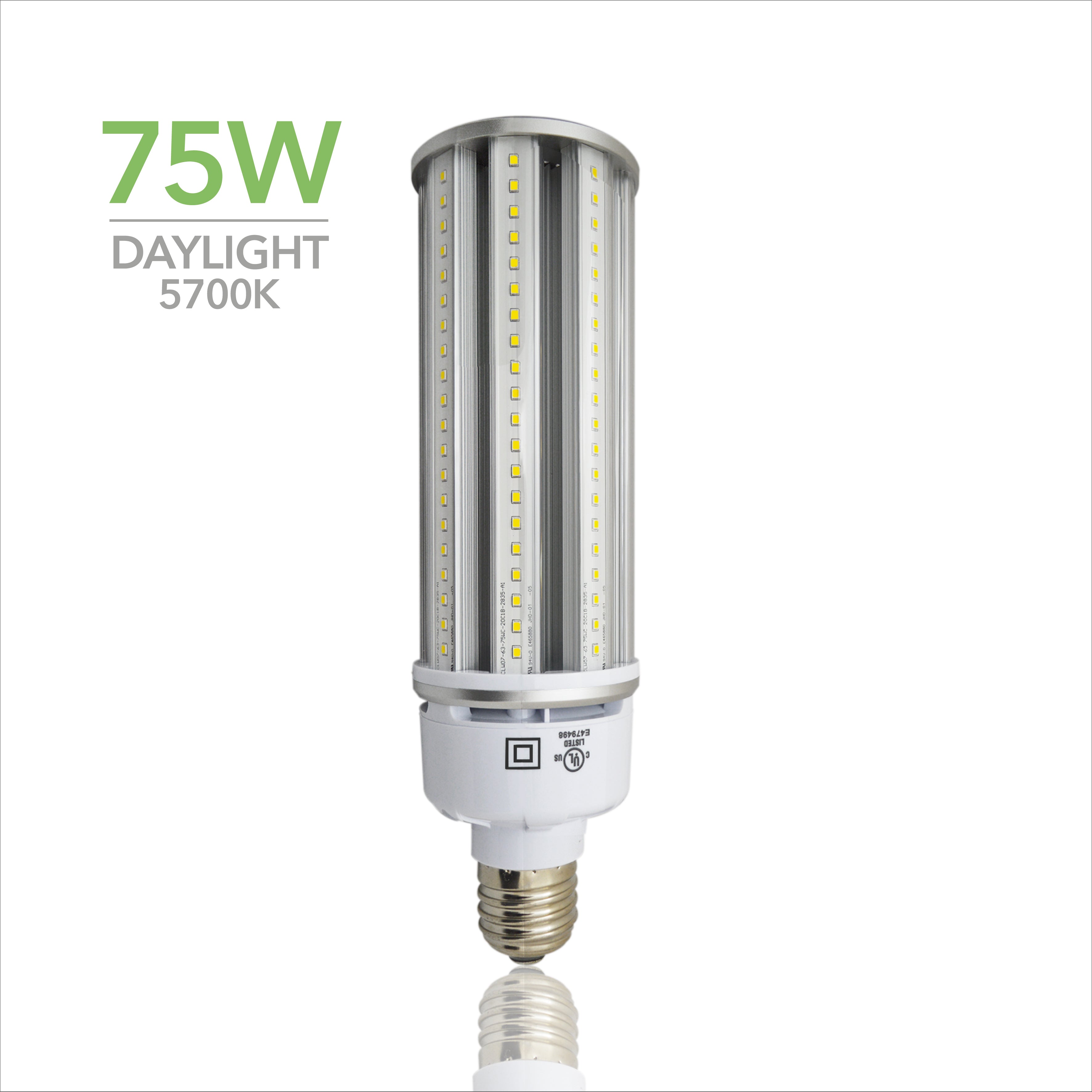 75W LED Corn Light Bulb - Replacement for Fixture 300W MH/ HPS/ HID -
