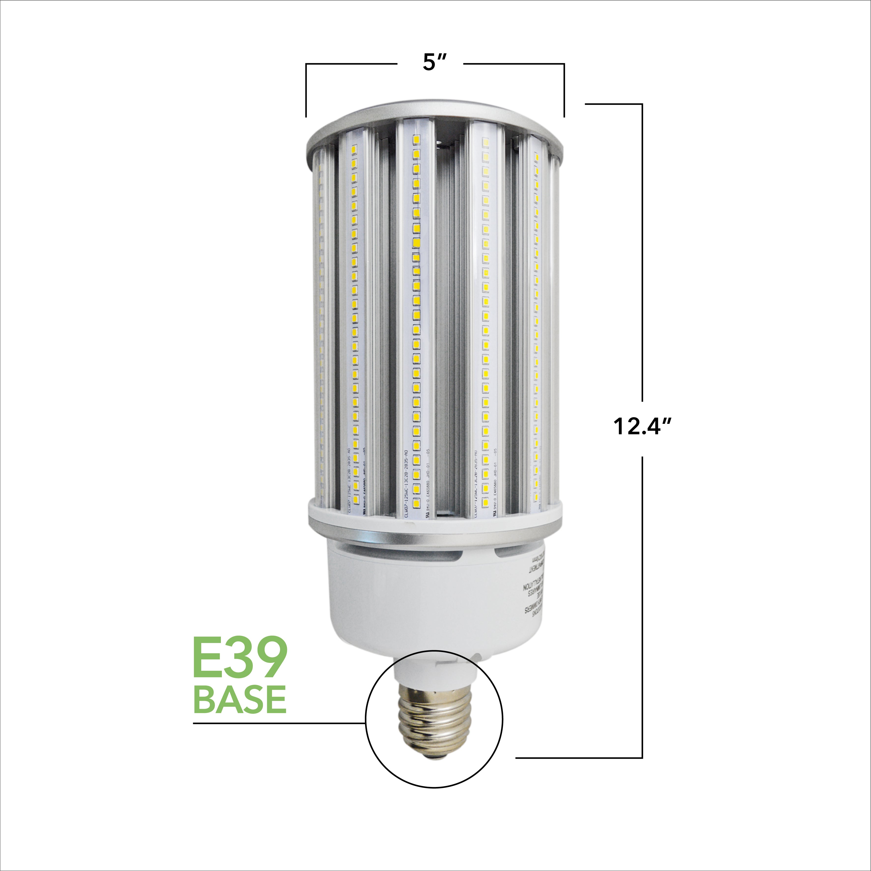 125W LED Corn Light Bulb - Replacement for Fixture 400W MH/ HPS/ HID - 3 Year Warranty - 6kV Surge Protection - (UL)