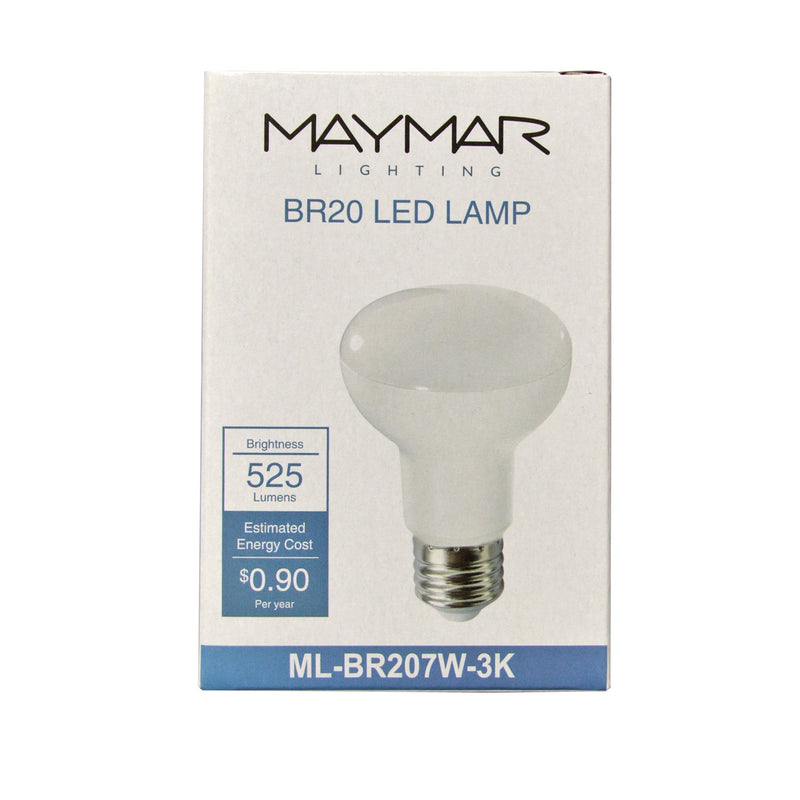 LED BR20 - 7W - 525lm - Dimmable - UL