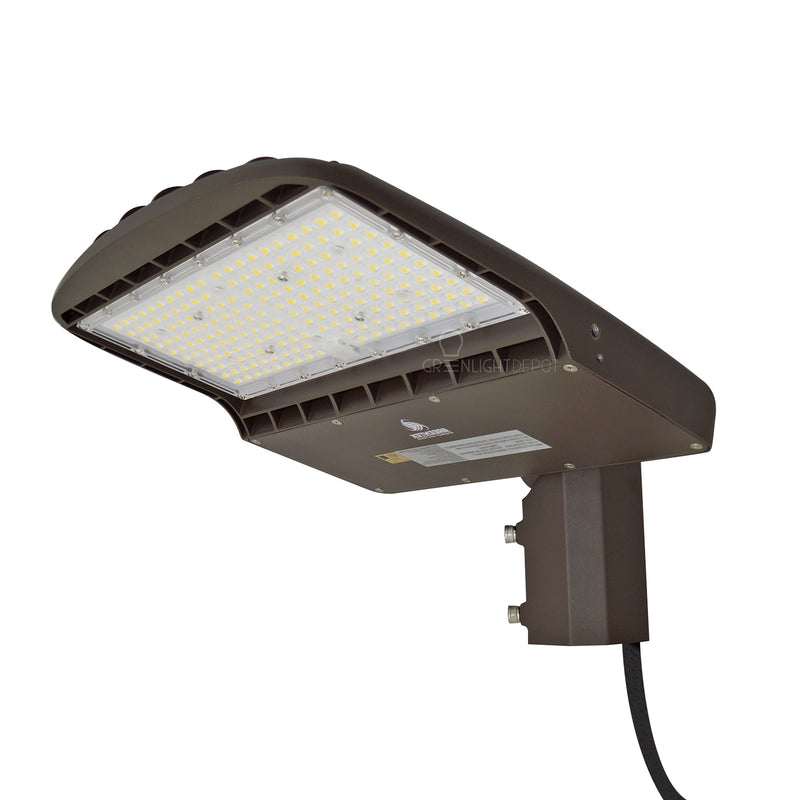 LED Street Light - 100W - 14,000 Lumens - Shorting Cap - Slip Fitter Mount - AL2 Series - UL+DLC