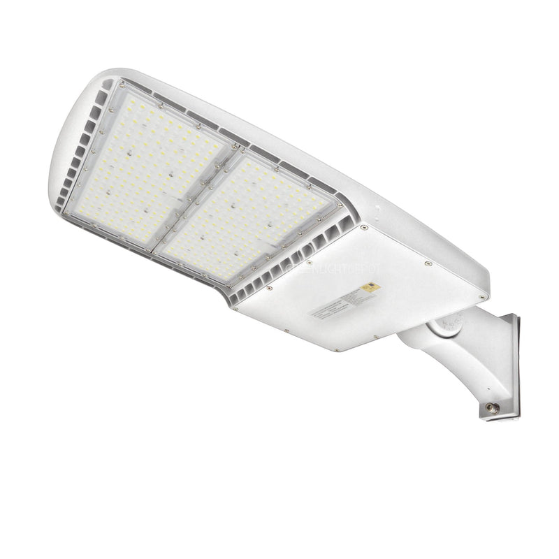 LED Street Light - 300W - 38,000 Lumens - Shorting Cap - Direct Mount - AL2 Series (White) - UL+DLC