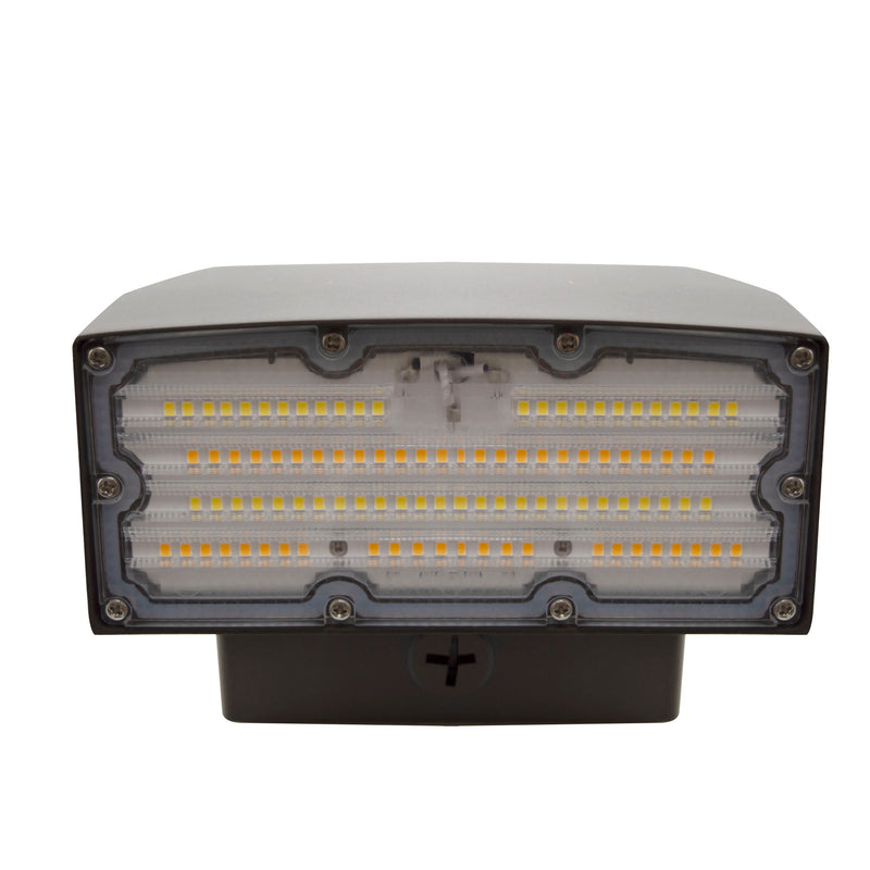 LED Adjustable Wall Pack - 30W - 4200LM - CCT Selectable - Photocell Included - (UL + DLC 5.1)