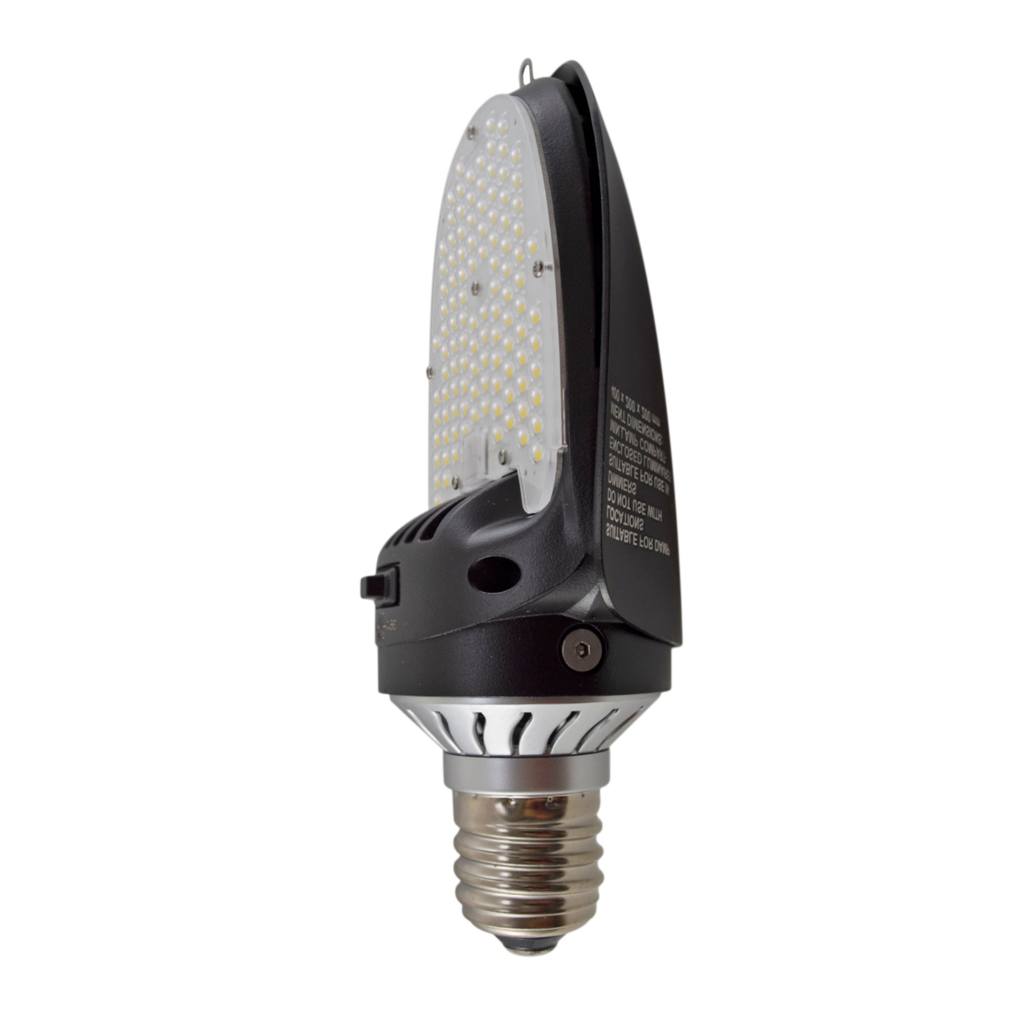 54W LED Corn Bulb - Wattage Tunable  (54W/45W/36W) - E39 - 180 Degree - (UL+DLC) - 5 Year Warranty