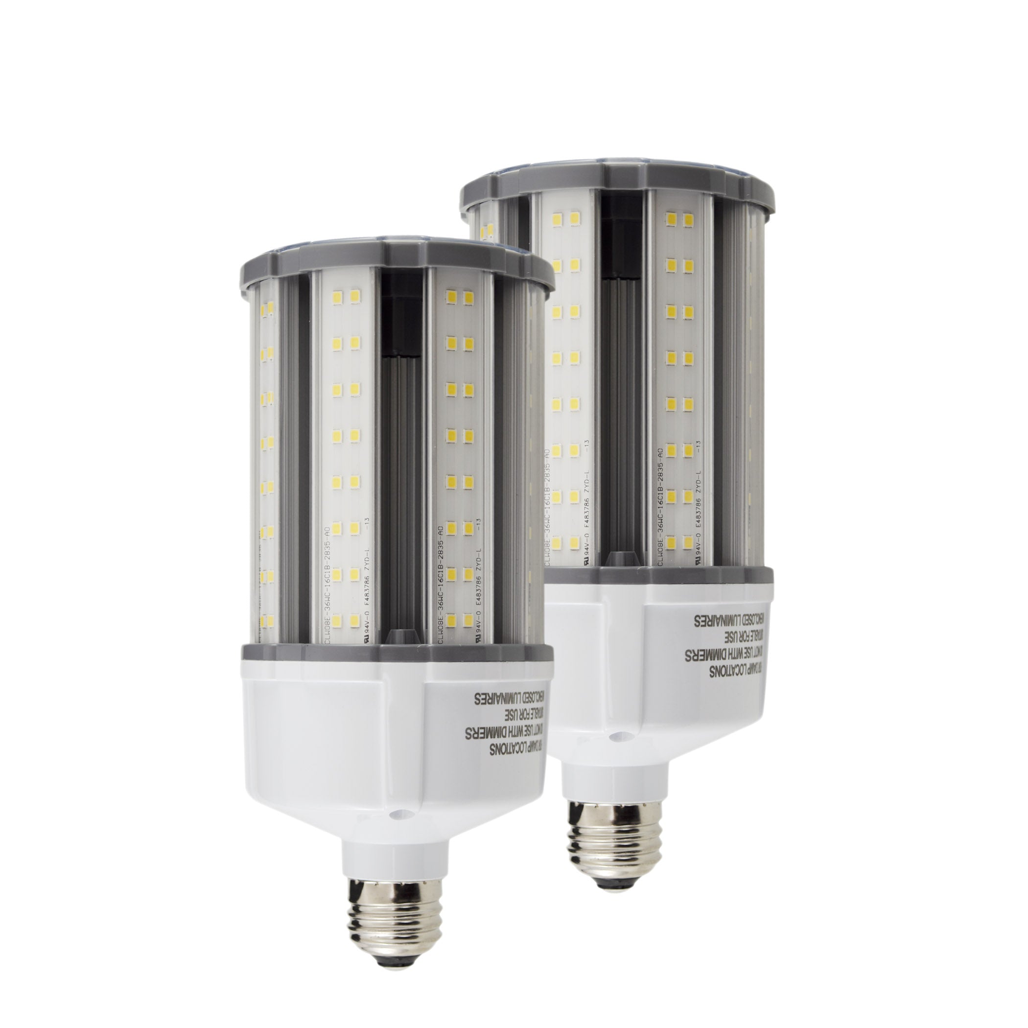 LED Corn Bulb - Selectable Wattage - HID Replacement - CB8 - 5 Year Warranty - (UL+DLC)
