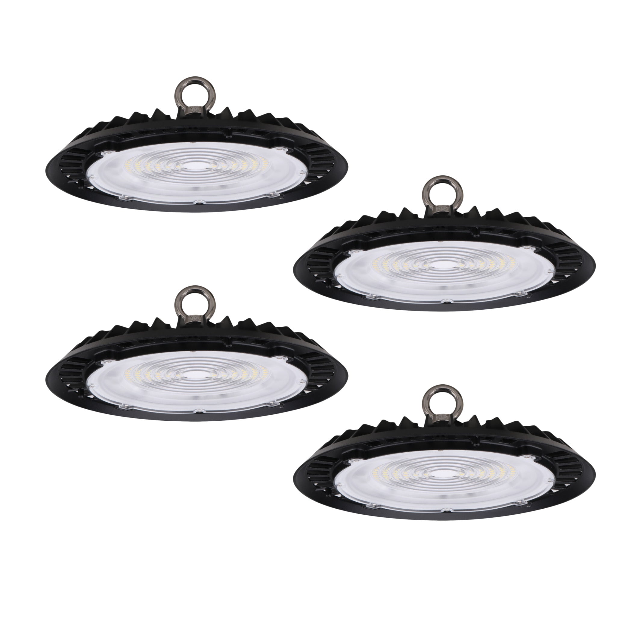 LED High Bay - 100W - 4 Pack - 11,000 Lumens - Slim UFO - Hook Mount - UFO Series - UL