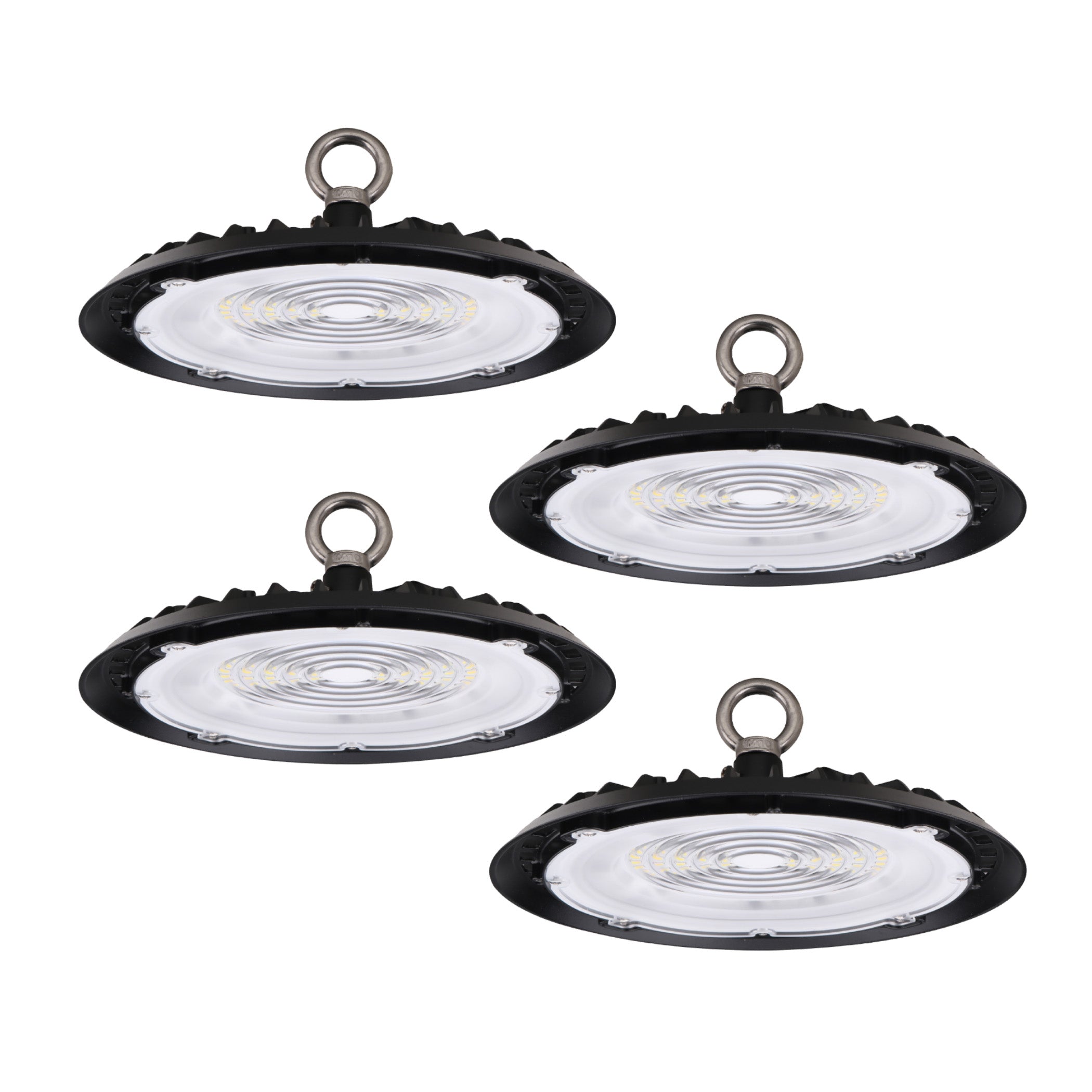 LED High Bay - 150W - 4 Pack - 16,500 Lumens - Slim UFO - Hook Mount - UFO Series - UL