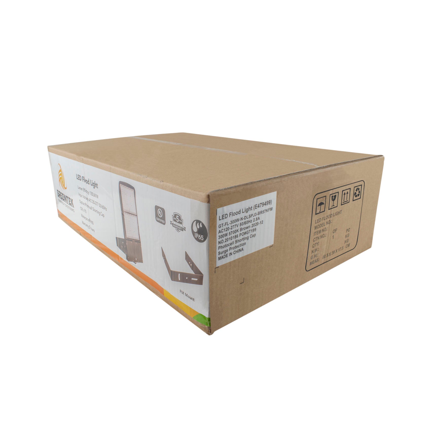 300W LED Flood Light - Flood Mount - Respirator - Shorting Cap - UL DLC Listed - 5 Year Warranty