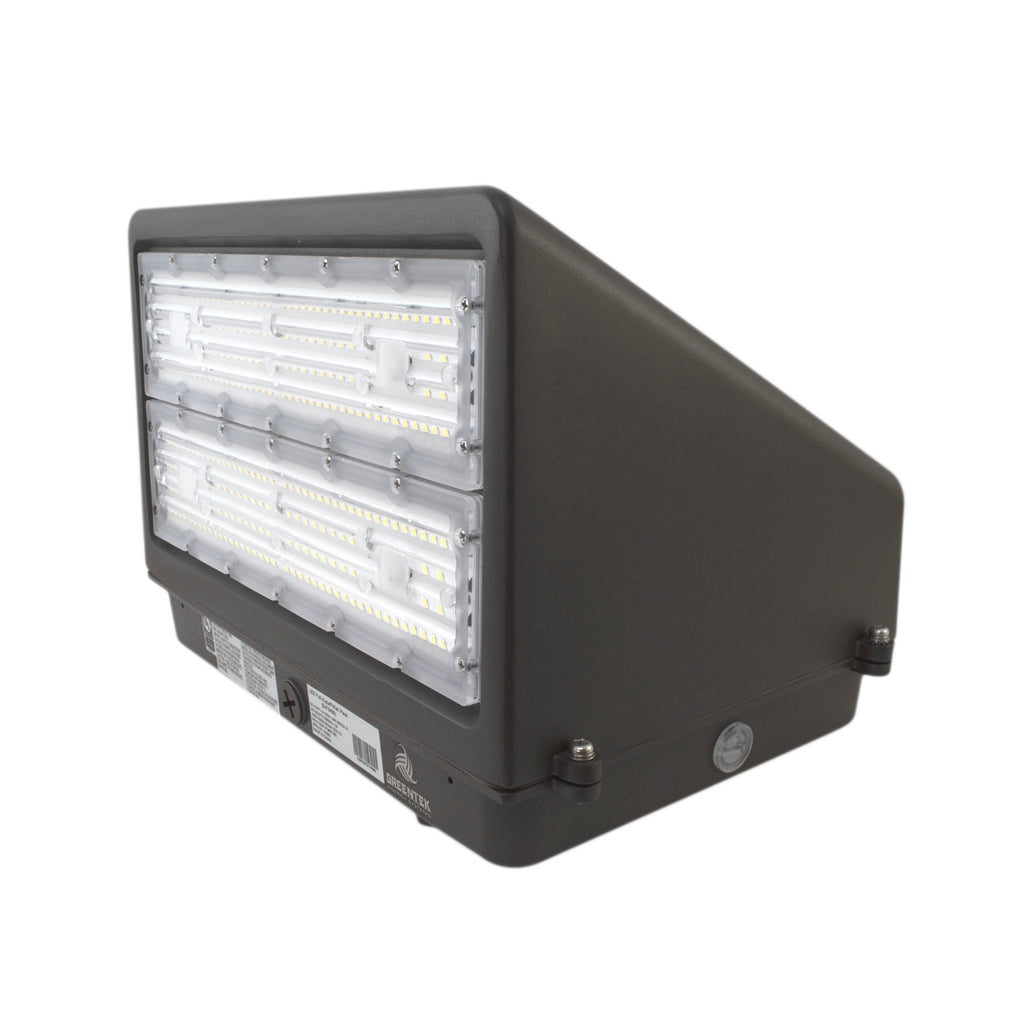100W LED Wall Pack Light - Full Cutoff - New Dark Sky - Photocell Included -  DLC Listed