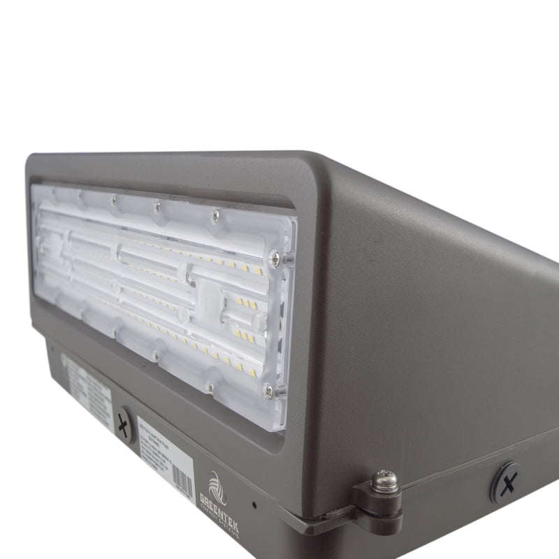 60W LED Wall Pack Light - Full Cutoff - New Dark Sky - Photocell Included - DLC Listed