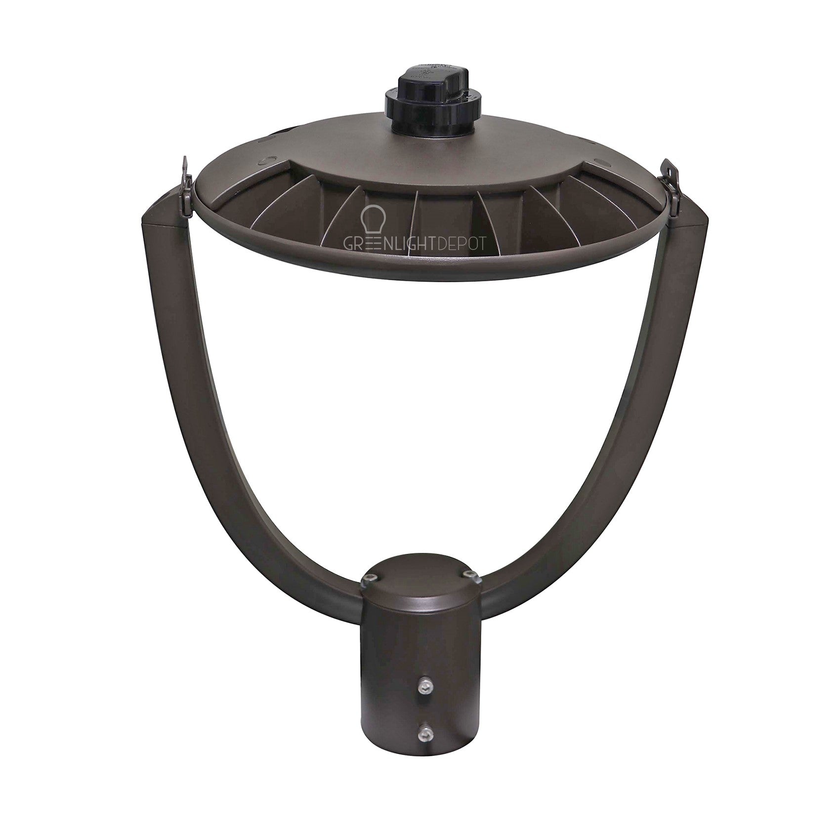 LED Post Top Light - Selectable Color Temperature - 75W - Black - Shorting Cap