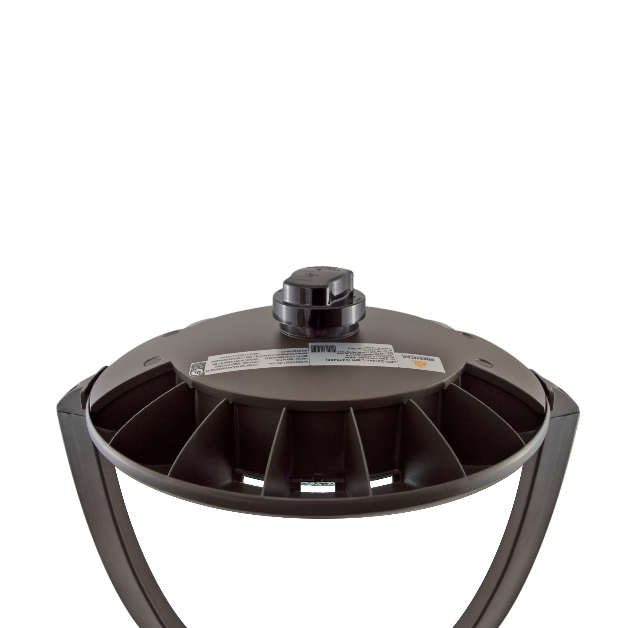 LED Post Top Light - Selectable Color Temperature - 75W - Brown - Shorting Cap