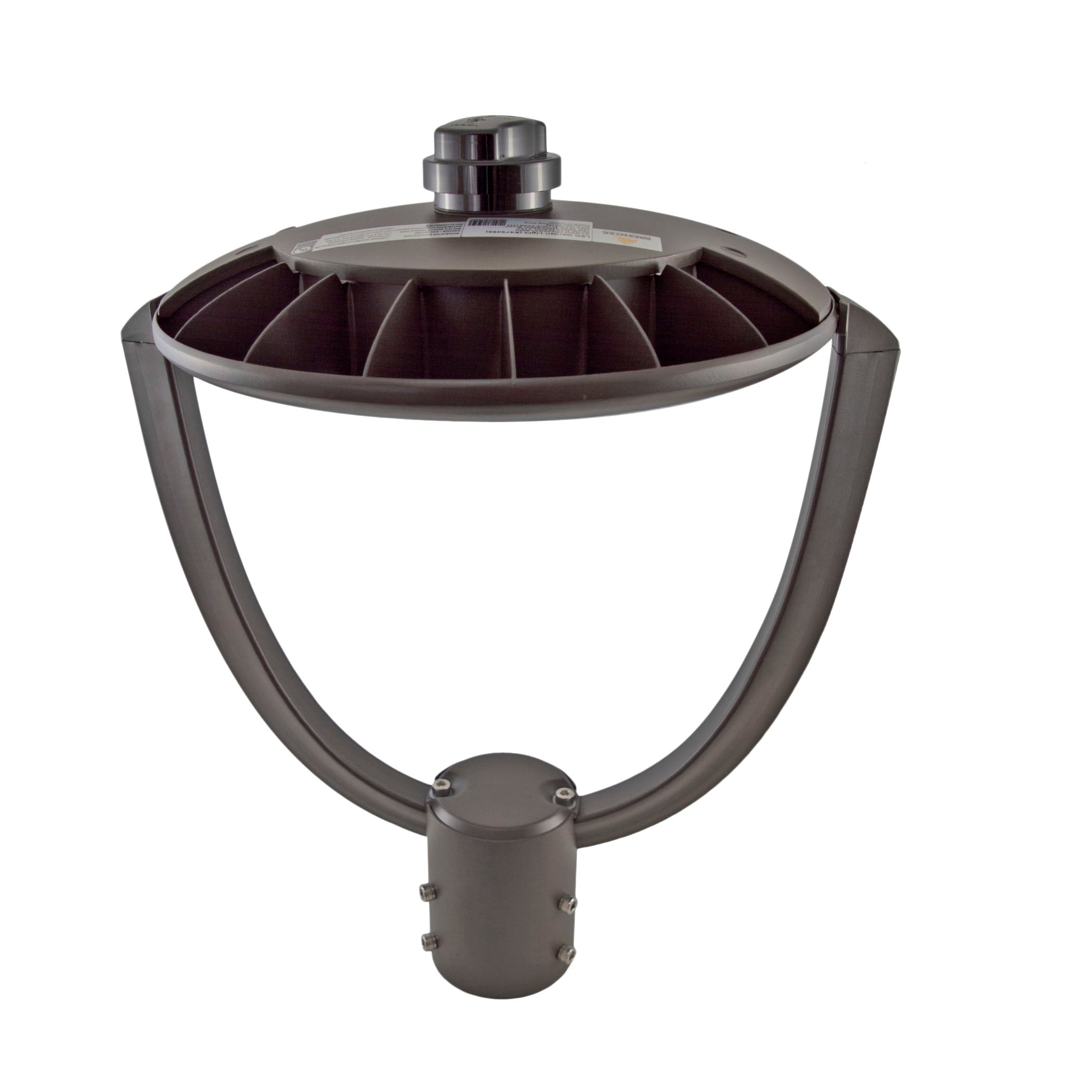 LED Post Top Light - Selectable Color Temperature - 75W - Brown - Shorting Cap