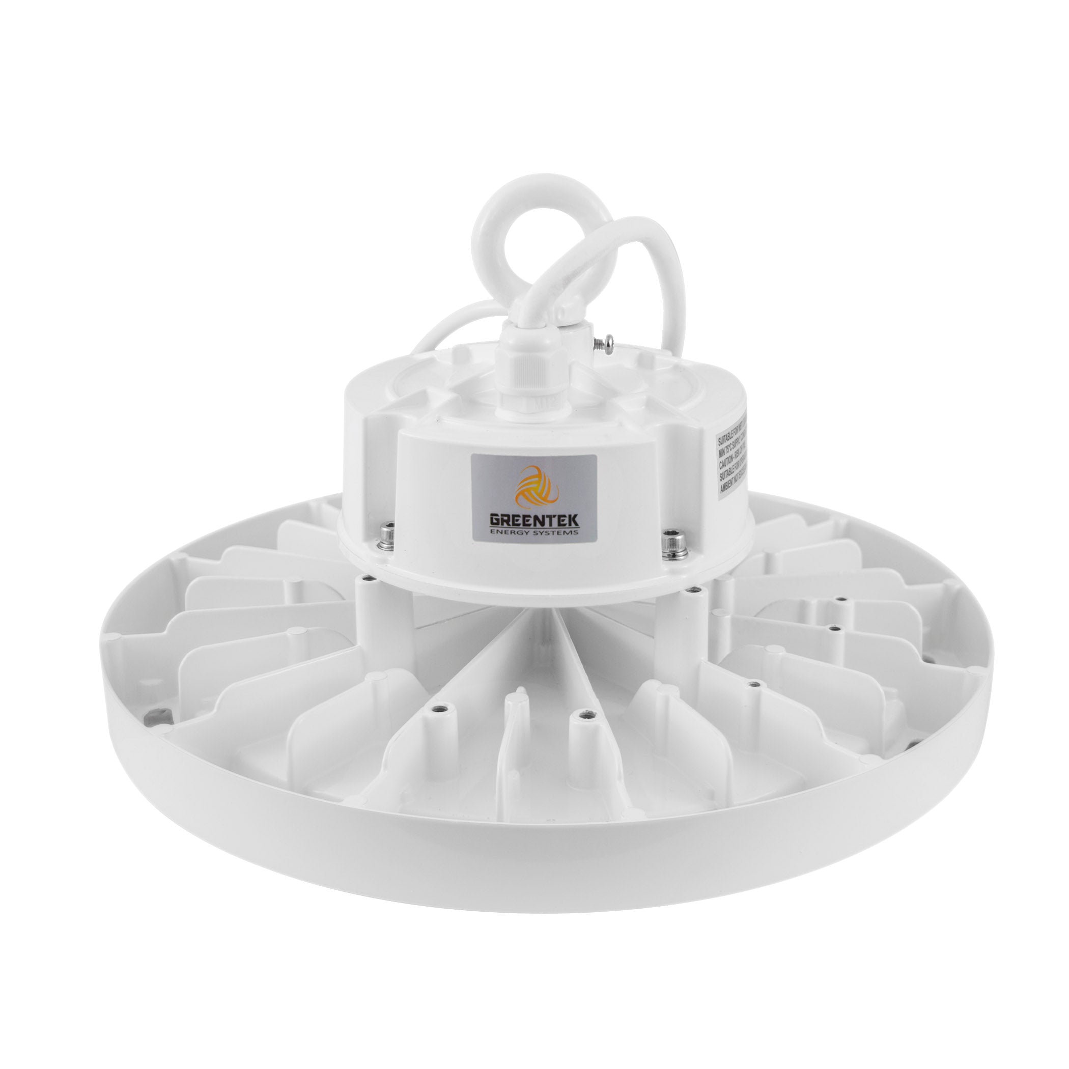 LED High Bay - 150W - 21,200 Lumens - HB8 - Hook Mount - 6kV Surge Protector - UFO Series - White - UL+DLC5.1