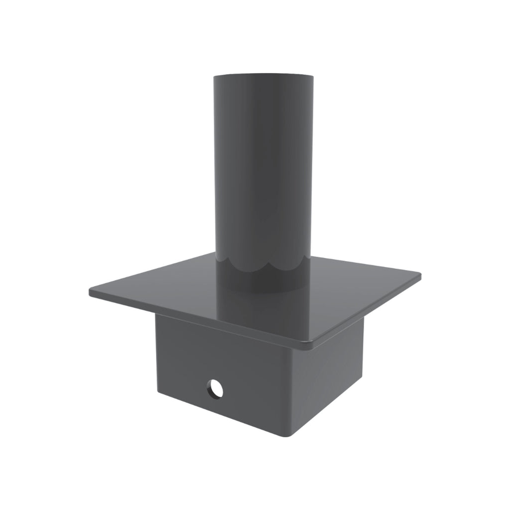 LED Shoebox Adapter Mount - Vertical Tenon - Square Pole - 3.94" base