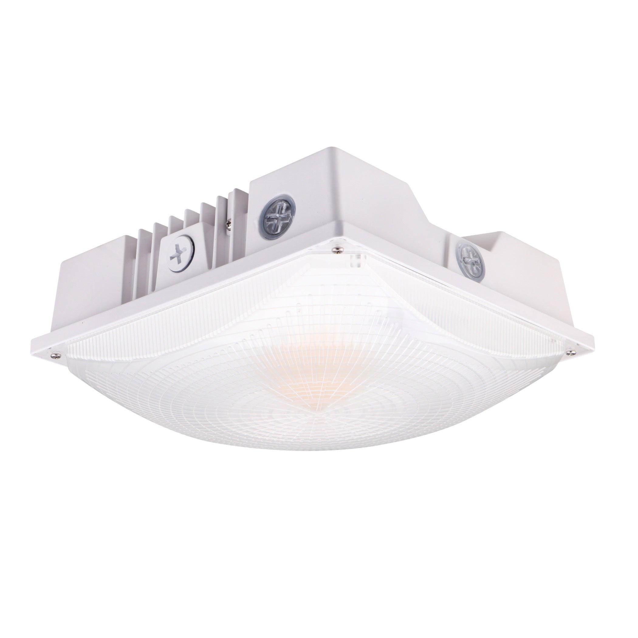 LED Canopy Light - 60W - Outdoor Parking Garage Light -  PGD - White - (UL+DLC 5.1)