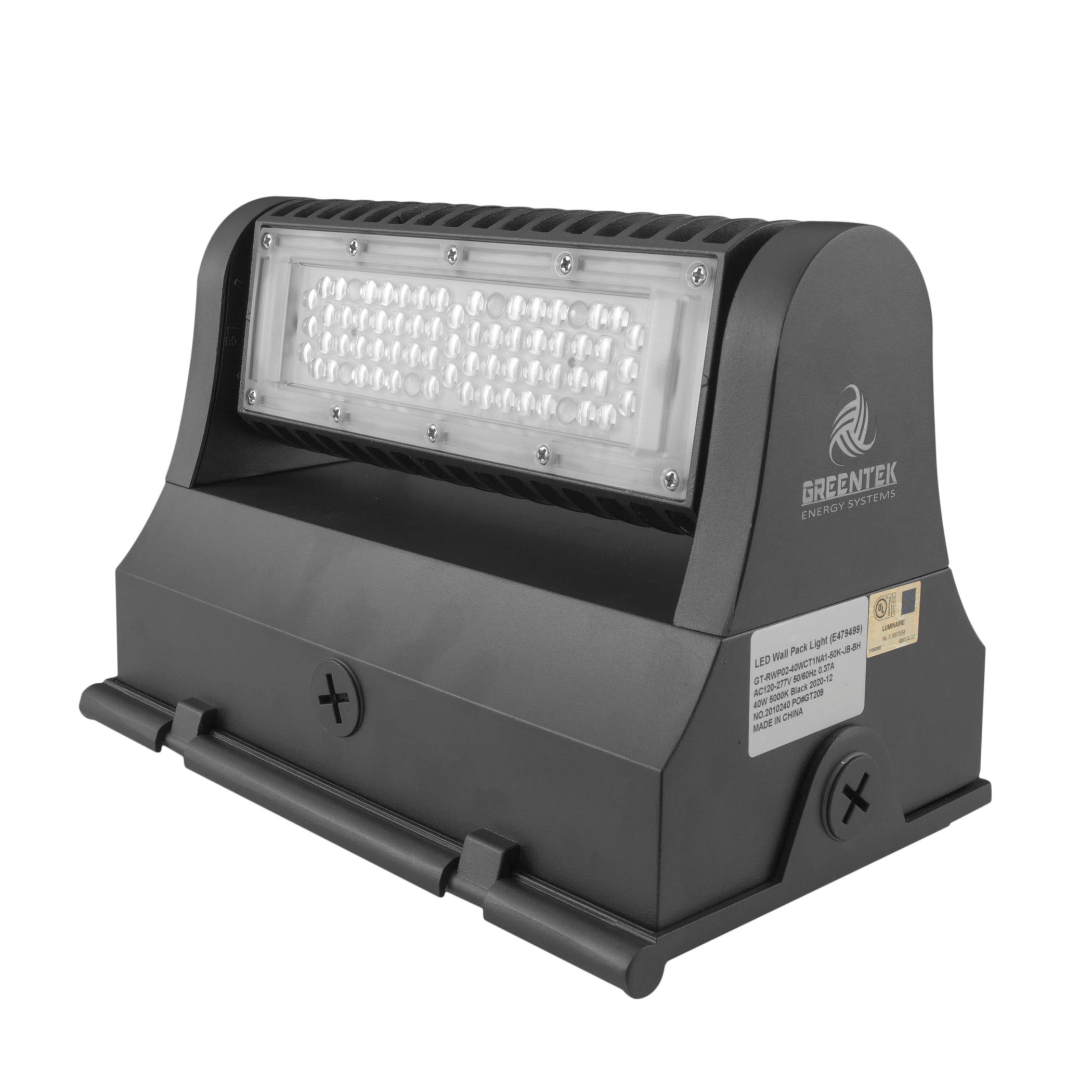 LED Rotatable Wall Pack - 40W - JBox - (UL+DLC)