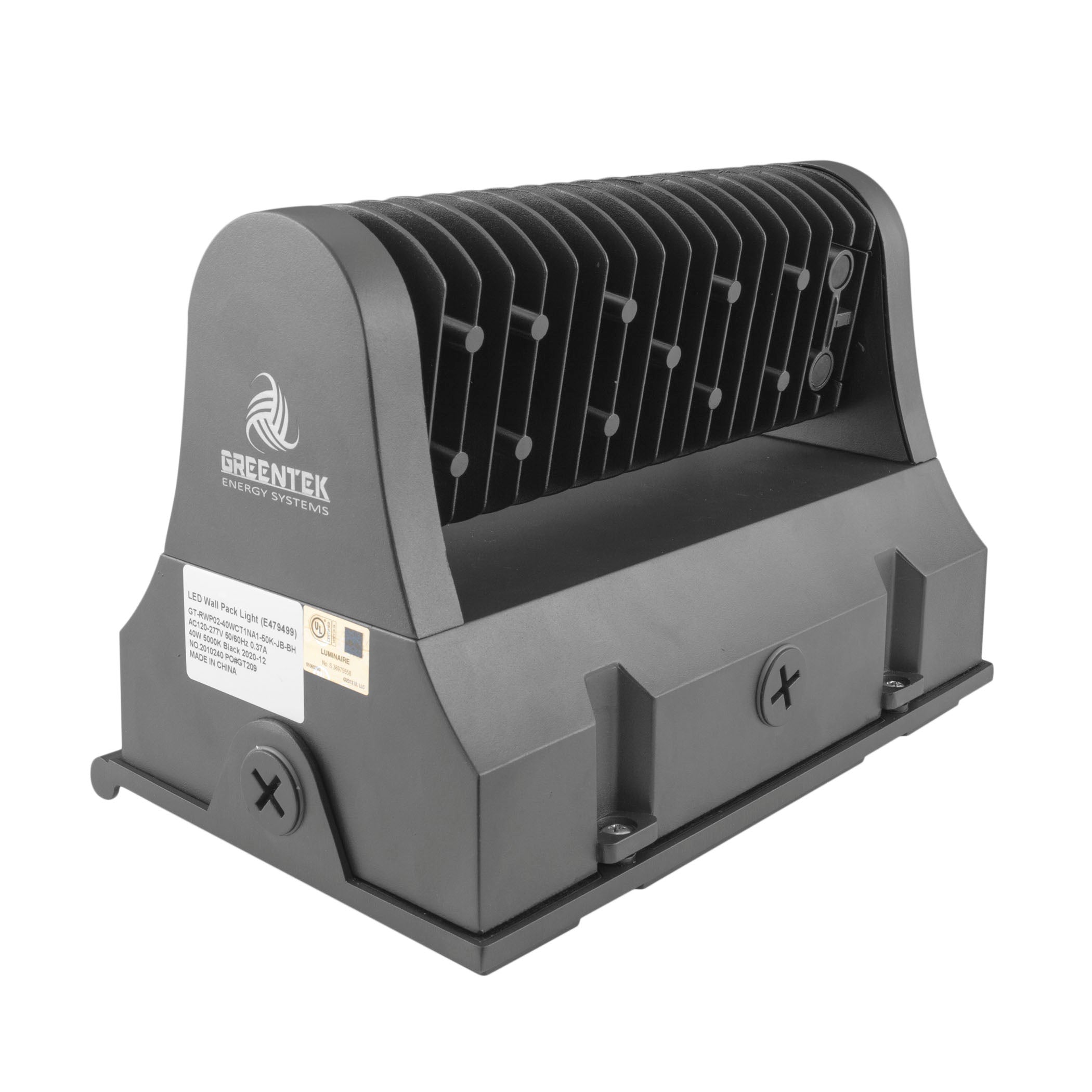 LED Rotatable Wall Pack - 40W - JBox - (UL+DLC)