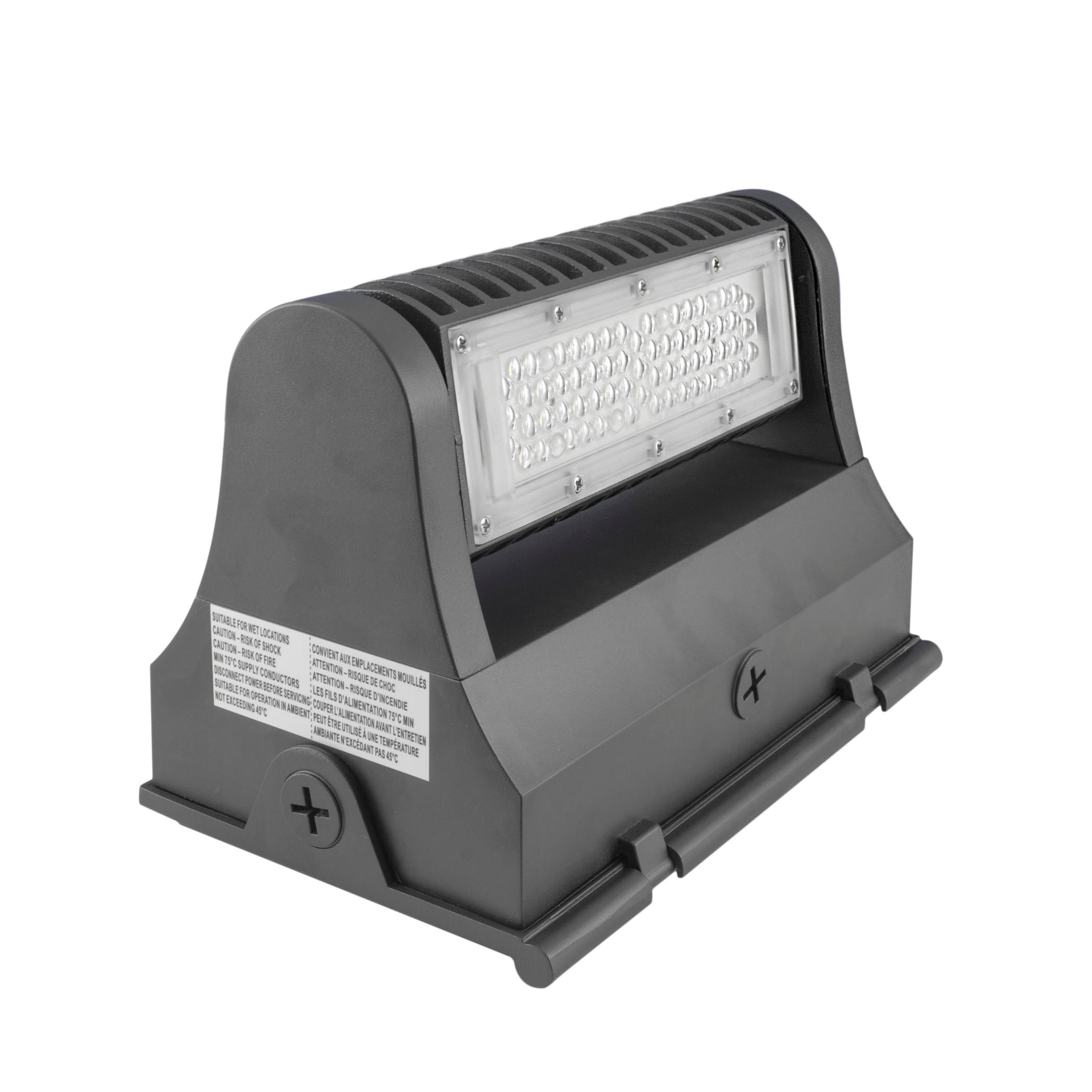 LED Rotatable Wall Pack - 40W - JBox - (UL+DLC)