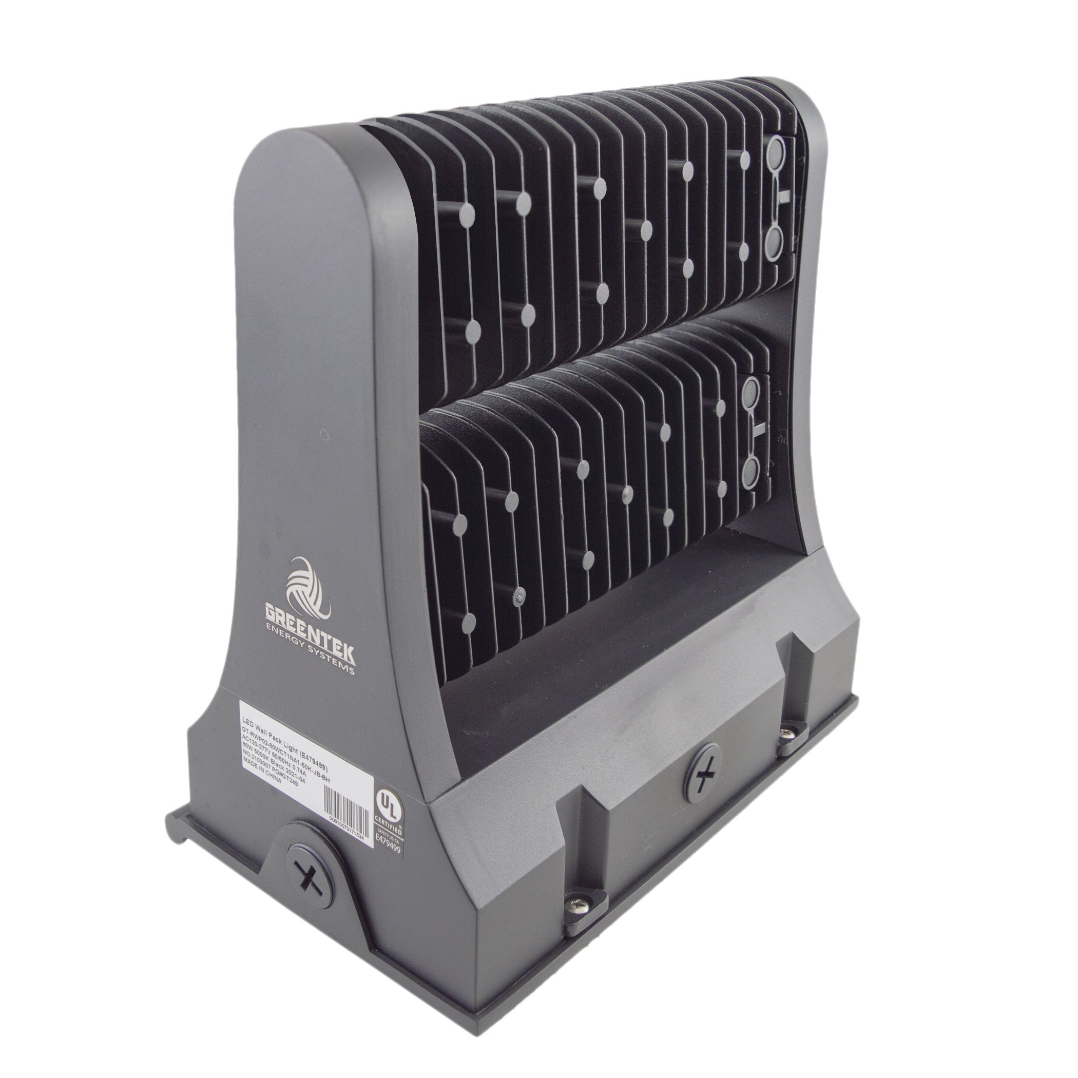 LED Rotatable Wall Pack w/ JBox- 80W - (UL+DLC)