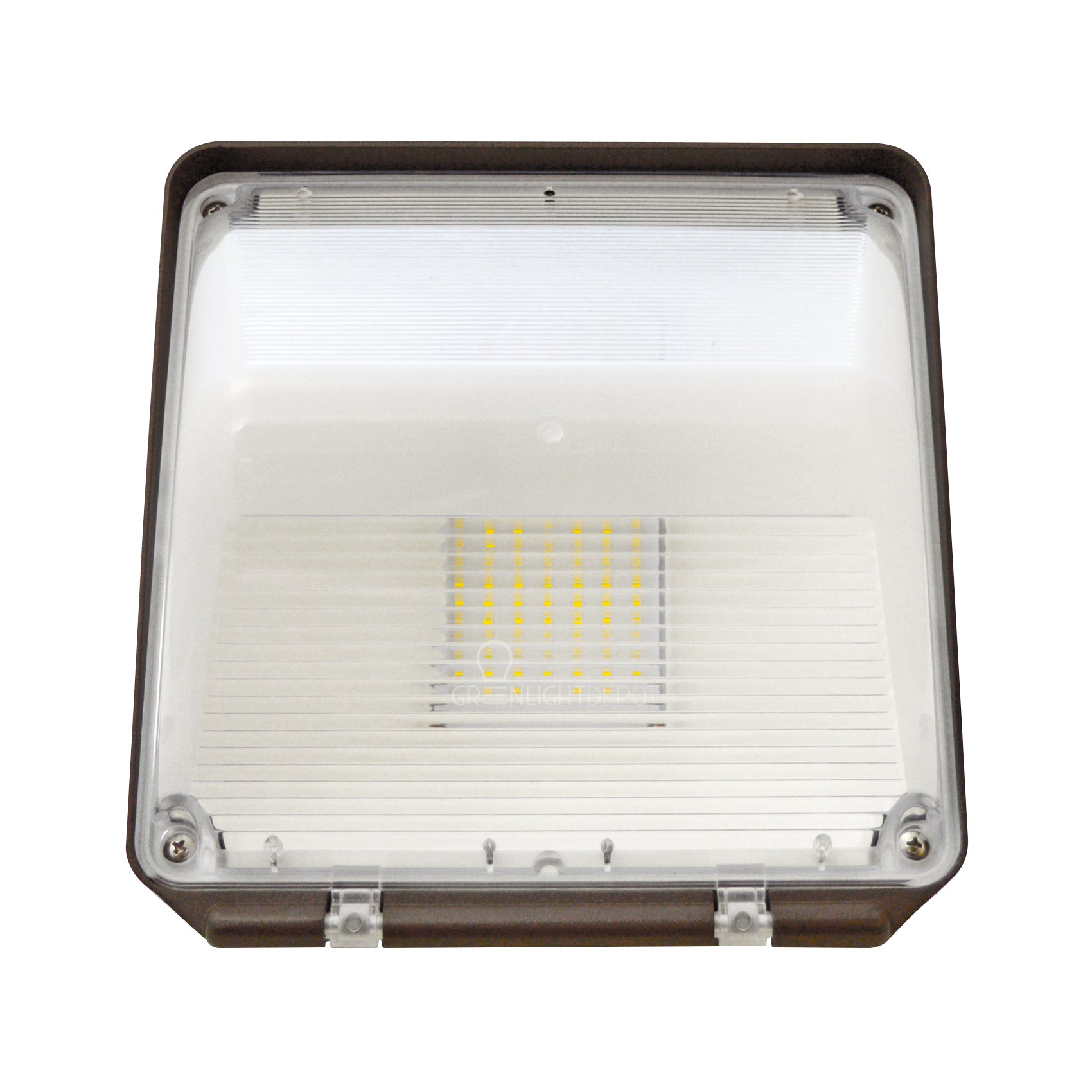 60W LED Wall Pack Light - Photocell Included - Forward Throw - UL Listed